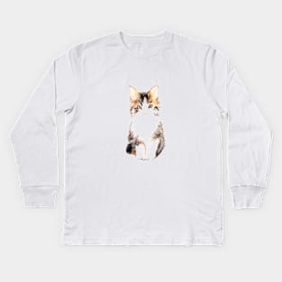 Kitten Kids Long Sleeve T-Shirt